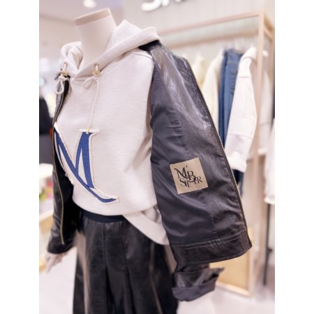 투포켓 스탠카라 에코레더 자켓