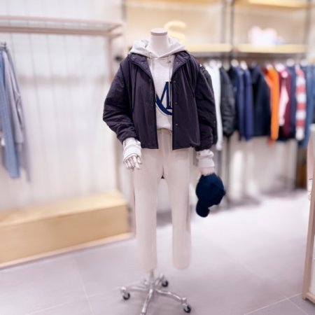 소매 탈부착 패딩 점퍼