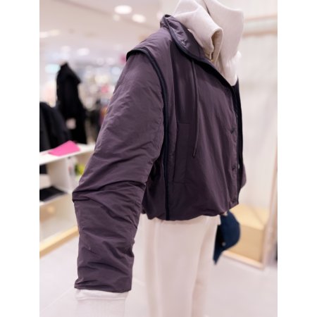 소매 탈부착 패딩 점퍼