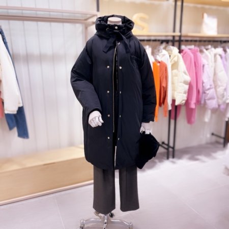 엠버자수 안사시 오버 롱 구스다운