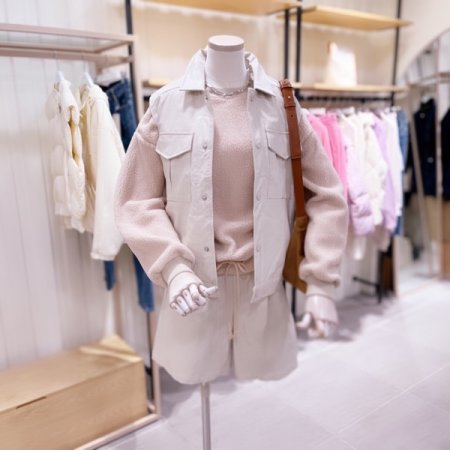 인조가죽 아웃포켓 베스트