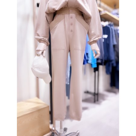 우븐MIX 밴딩 조거팬츠