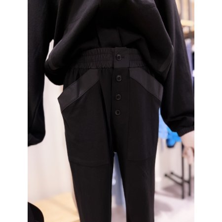 우븐MIX 밴딩 조거팬츠