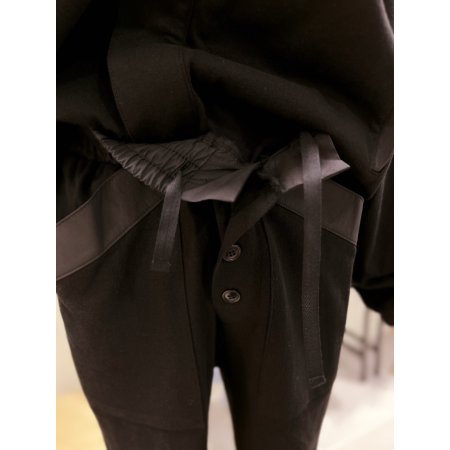 우븐MIX 밴딩 조거팬츠