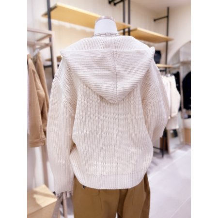 앞 요크 조직변형 후드 짚업