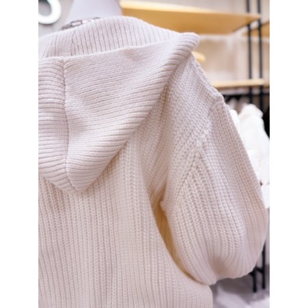 앞 요크 조직변형 후드 짚업