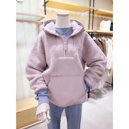 우븐믹스 아노락 후드점퍼