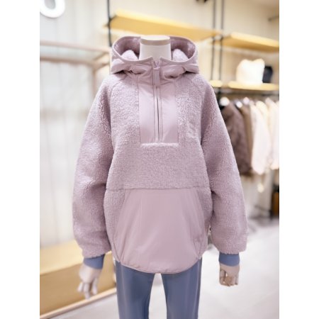 우븐믹스 아노락 후드점퍼