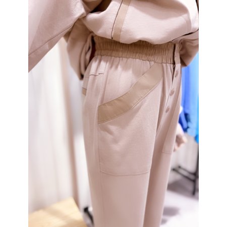 우븐 밴딩 조거팬츠