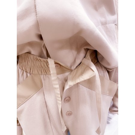 우븐 밴딩 조거팬츠