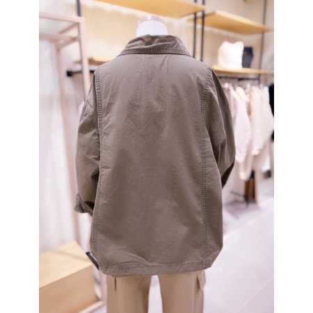 아웃포켓 빈티지 워싱 자켓