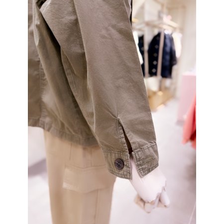 아웃포켓 빈티지 워싱 자켓