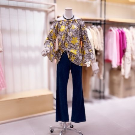 진청 속밴딩 세미 부츠컷 데님팬츠