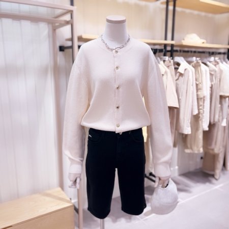 라운드넥 하찌 가디건