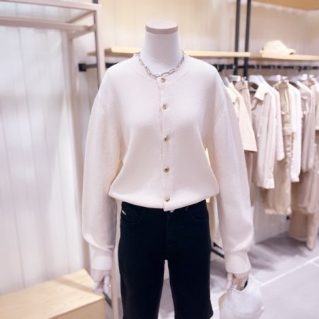 라운드넥 하찌 가디건