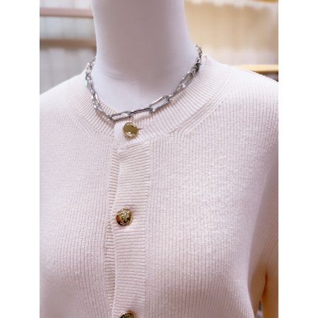 라운드넥 하찌 가디건