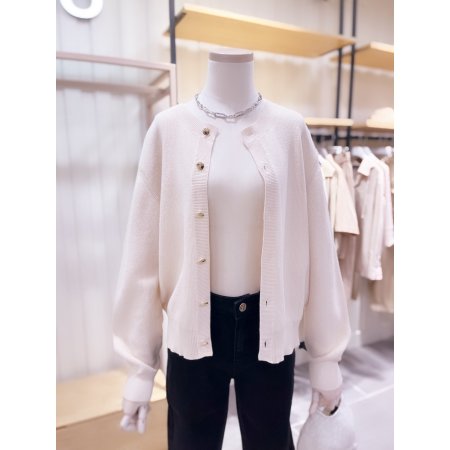 라운드넥 하찌 가디건