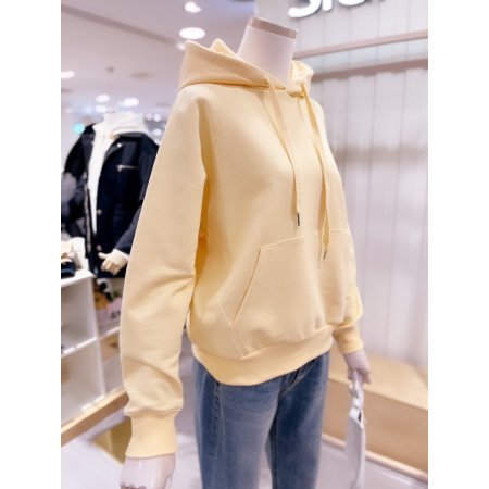 엠버시 자수 라글란 후드 티셔츠