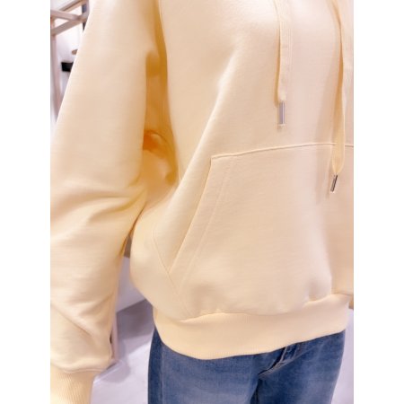 엠버시 자수 라글란 후드 티셔츠