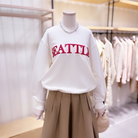 SEATTLE 뒷절개 맨투맨