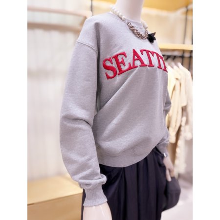 SEATTLE 뒷절개 맨투맨