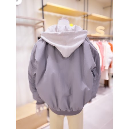 오버핏 패딩 항공 점퍼