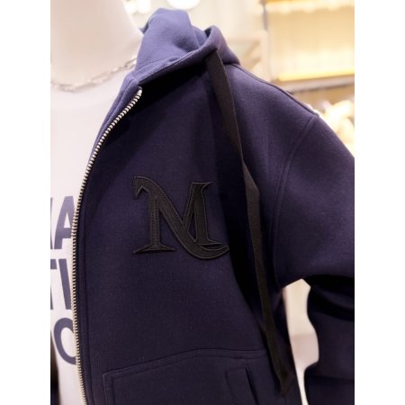 M와펜 사각포켓 하프기장 후드집업