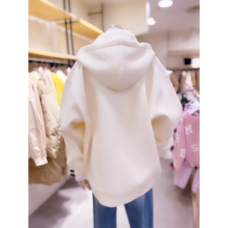 사각포켓 하프기장 M와펜 후드집업