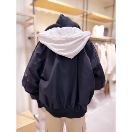 후드 탈착 단면립 항공점퍼