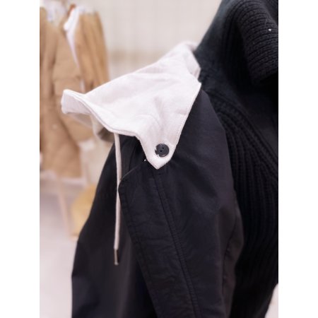 후드 탈착 단면립 항공점퍼