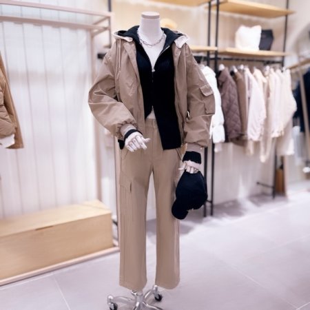 후드 탈착 항공점퍼