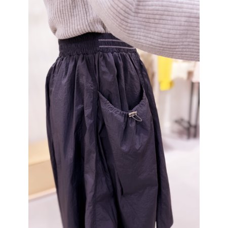 사이드포켓 개더 스커트