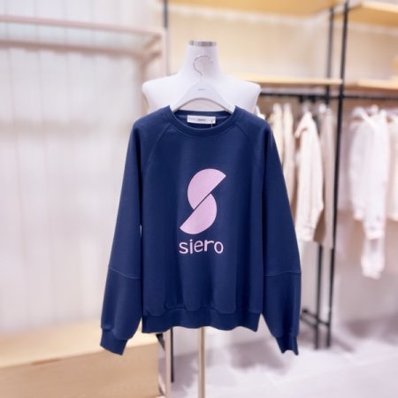 심볼 볼륨소매 맨투맨 티셔츠