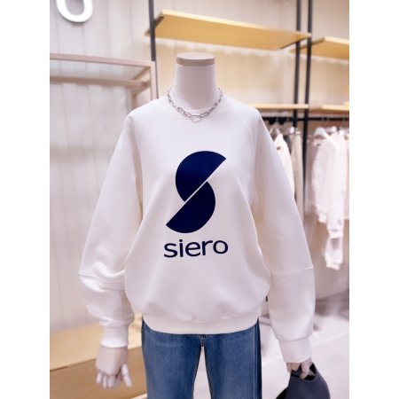 심볼 볼륨소매 맨투맨 티셔츠