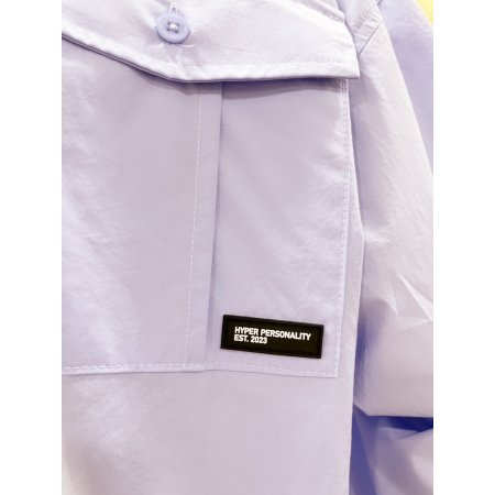 아웃포켓 크롭 셔츠