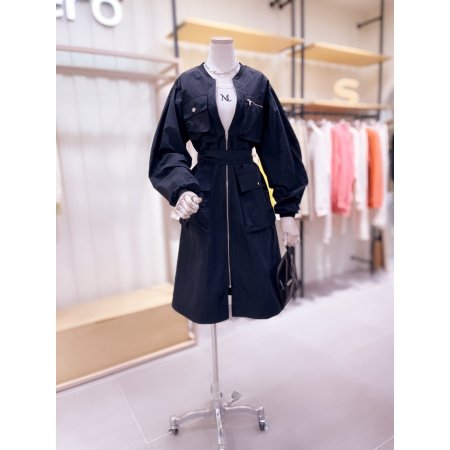 4포켓 점퍼 원피스