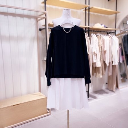 볼륨소매 루즈핏 티셔츠