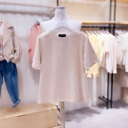 M로고 프린트 반팔 티셔츠