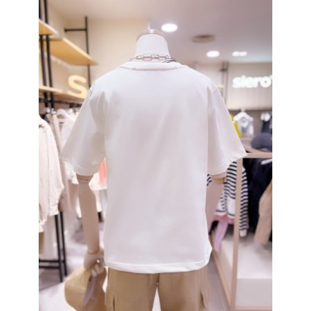 M로고 프린트 반팔 티셔츠