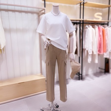 M로고 프린트 티셔츠