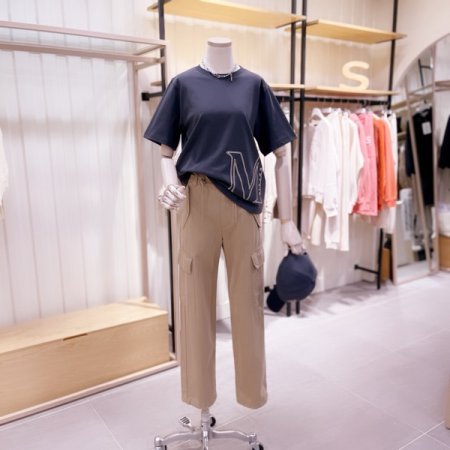 M로고 프린트 티셔츠