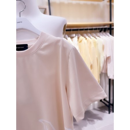 M로고 프린트 티셔츠