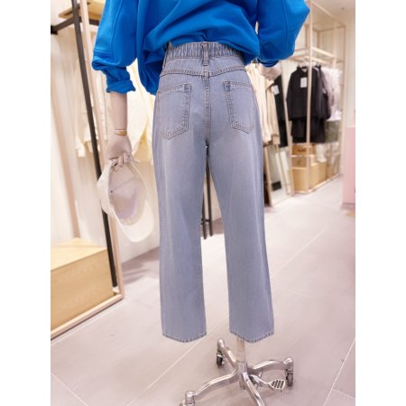 세미 배기 스탠다드핏 데님 팬츠