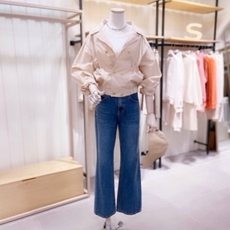 밴딩 셔츠 점퍼