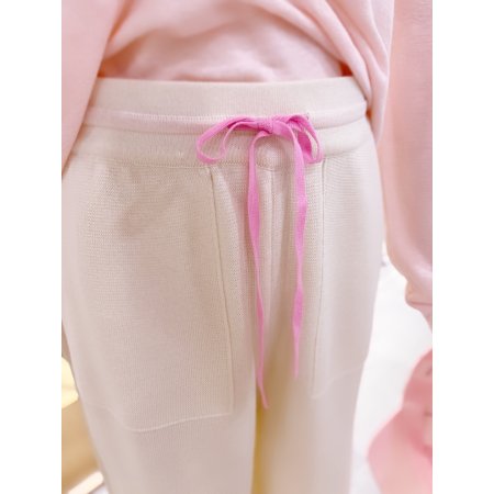 9부 일자 FIT 니트 바지