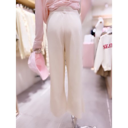 9부 일자 FIT 니트 바지