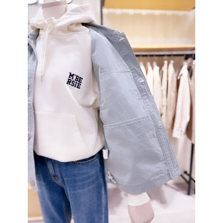 아웃포켓 슬랍 셔츠 자켓