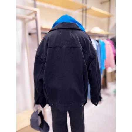 절개 4포켓 면 워싱자켓