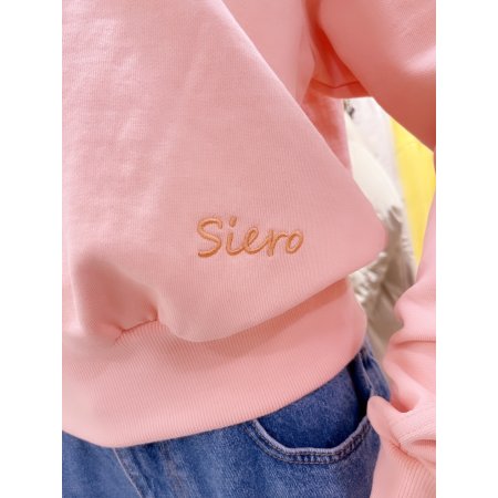 V넥 크랍 맨투맨