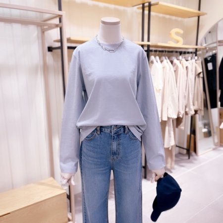 뒤요크 후라쉬 베이직 긴팔 티셔츠